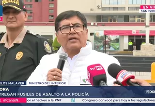 Carlos Malaver: Cumplo mi trabajo y lucho contra la criminalidad