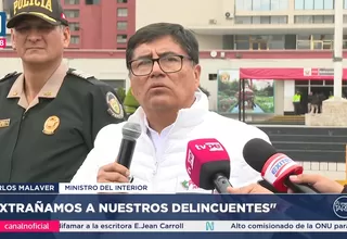 Carlos Malaver: Extrañamos a nuestros delincuentes
