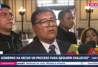 Carlos Malaver justifica demoras en compra de chalecos policiales