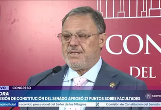 Carlos Mesía cuestiona ausencia de bancadas de izquierda en debate de facultades