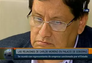 Carlos Moreno: conoce a las personas que visitaron al exasesor en Palacio