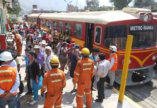 Carretera Central: tren transportará gratis a personas varadas por huaicos