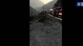 Carretera Central: Tránsito permanece restringido tras volcadura de camión  - Noticias de santa-anita