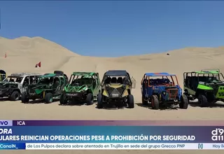 Carros tubulares retoman recorridos en Huacachina mientras persisten dudas sobre su seguridad