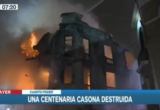 Casa Marcionelli: la centenaria casona destruida