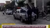 Capturan a 16 integrantes de una banda de narcotraficantes en Casma - Noticias de casma