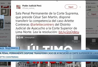 Caso Arlette Contreras será transferido de Ayacucho a Corte Superior de Lima Norte