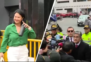 Caso Cócteles: Así fue la llegada de Keiko Fujimori y el juez Domingo Pérez a audiencia