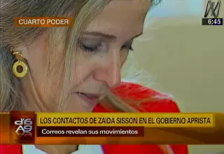 Caso Lava Jato: los contactos de Zaida Sisson dentro del gobierno aprista