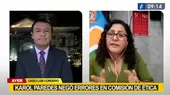 Caso Luis Cordero: Congresista Karol Paredes negó errores en Comisión de Ética  - Noticias de luis barranzuela