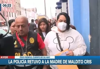 Caso maldito Cris: Madre de delincuente salió en libertad tras ser retenida por la Policía