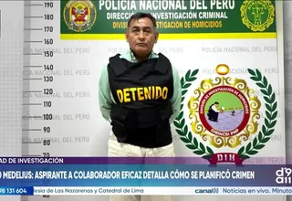 Aspirante a colaborador eficaz revela presunto plan para asesinar a Óscar Medelius