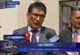 Narcoindultos: procurador Segura estima que en dos meses culminará juicio