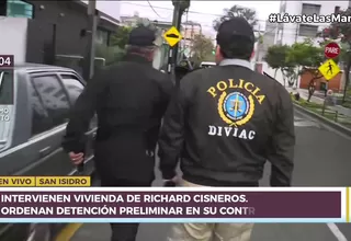 Caso Richard Swing: Ordenan detención preliminar de 10 implicados