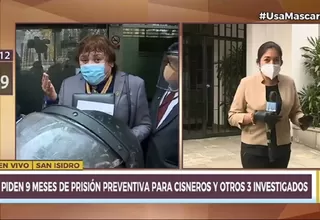 Piden 9 meses de prisión preventiva para Richard Cisneros, Mirian Morales y Óscar Vásquez