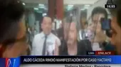 Caso Yactayo: Aldo Cáceda brindó testimonio ante fiscal - Noticias de jose-yactayo