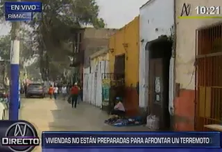 Casonas del centro histórico de Lima colapsarían tras un terremoto