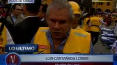 Castañeda instó a la población a tomar con seriedad los simulacros de sismo - Noticias de 60-familias