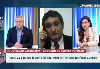 Castiglioni: Estudiaremos 18 actas de proclamación de resultados de JEE y veremos cuáles impugnamos