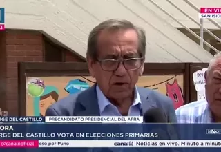 Del Castillo: “El APRA tiene equipo y experiencia para gobernar”