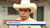 Pedro Castillo: "Voy a defender a la nación de los que no tienen pan, educación, salud" - Noticias de pan