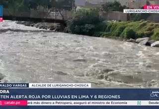 El caudal del río Rímac aumentó y genera alerta en Lima Este