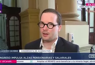Cavero advierte que el Congreso impulsa leyes que elevan el gasto público