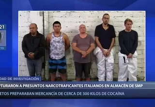 Cayó presunta banda de narcotraficantes italianos en almacén de SMP