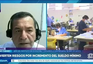 CCL advierte riesgos para las microempresas por incremento de la remuneración mínima vital
