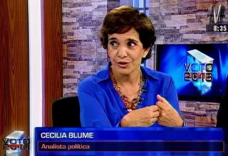 Cecilia Blume: "Keiko tiene que demostrar cómo va a repartir poder"