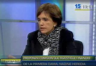 Cecilia Blume: Yonhy Lescano  está utilizando políticamente el caso de Nadine 