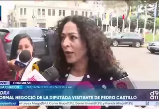 Cecilia Chacón exige explicaciones a Catherin Palomino por taller textil denunciado en Huancavelica