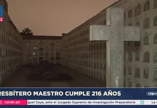 Cementerio Presbítero Maestro cumple 216 años