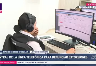 Central 111 contra extorsiones ha recibido 188 llamadas