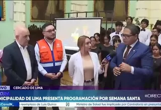 Centro Histórico de Lima espera más de 100 mil visitantes por Semana Santa