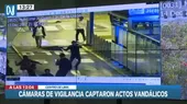 Centro de Lima: Cámaras de seguridad registraron actos vandálicos - Noticias de camara-seguridad