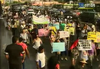 Centro de Lima: decenas protestaron en contra del maltrato animal