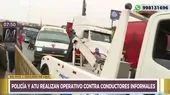 Cercado de Lima: 20 vehículos detenidos en operativo contra transporte informal - Noticias de mineria-informal