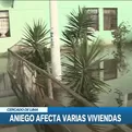 Cercado de Lima: Aniego afecta varias viviendas 