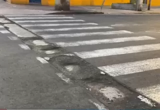 Cercado de Lima: Denuncian vía en mal estado en la avenida José Gálvez con Mariano Carranza