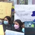 Cercado de Lima: enfermeras protestaron exigiendo contrato regular 