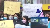 Cercado de Lima: enfermeras protestaron exigiendo contrato regular  - Noticias de hospital-cayetano-heredia