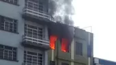 Cercado de Lima: incendio afecta inmueble en la av. Wilson  - Noticias de wilson
