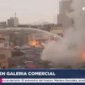 Cercado de Lima: Incendio consume galer&iacute;a comercial