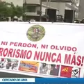 Cercado de Lima: Licenciados de las Fuerzas Armadas llevan a cabo movilización 