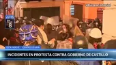 Cercado de Lima: Se registraron enfrentamientos en protesta contra gobierno de Pedro Castillo - Noticias de marcha-orgullo-gay
