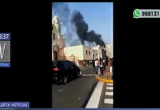 Cercado de Lima: reportan incendio de medianas proporciones en jirón Andahuaylas