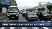 Cercado de Lima: Intenso tráfico se registra en la avenida Alfonso Ugarte - Noticias de avenida-arica