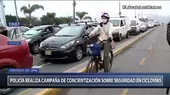 Cercado: La Policía realiza campaña de concientización a ciclistas - Noticias de ciclistas