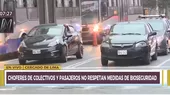 Cercado: Taxis colectivos informales continúan operando en avenidas Tacna y Arequipa - Noticias de colectivos-informales